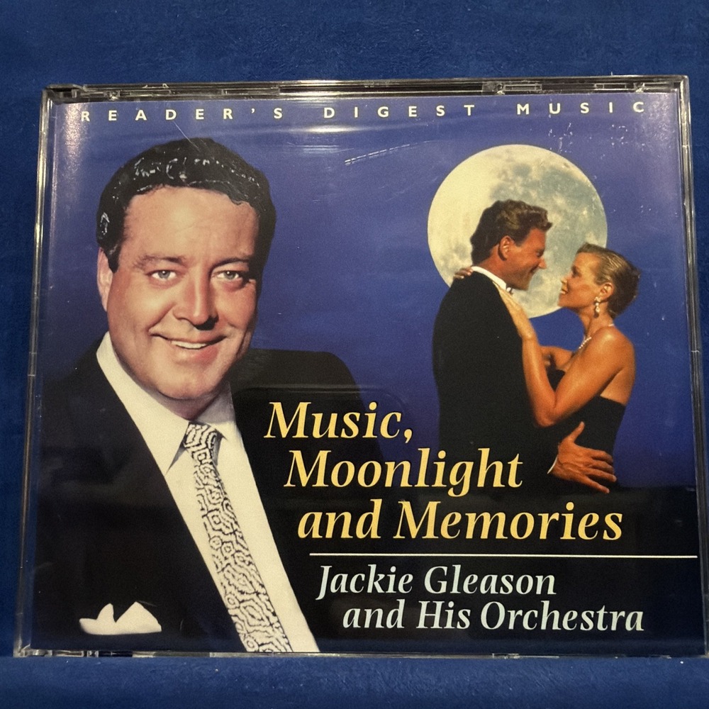 Music, Moonlight And Memories - Jackie Gleason And His Orchestra 3 CD Set EX